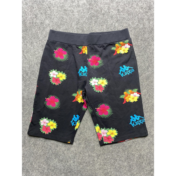 Kappa Pants - Kappa Shorts Womens Large Multicolor Hawaiian Floral Compression Skin Fit Waist